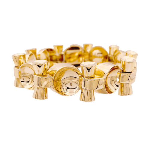 Bracelet Bracelet vintage, "Tank", ou rose. 58 Facettes 34564
