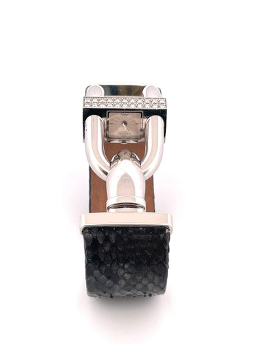 Montre Bracelet Montre Van Cleef & Arpels "Cadenas" or blanc et diamants 58 Facettes
