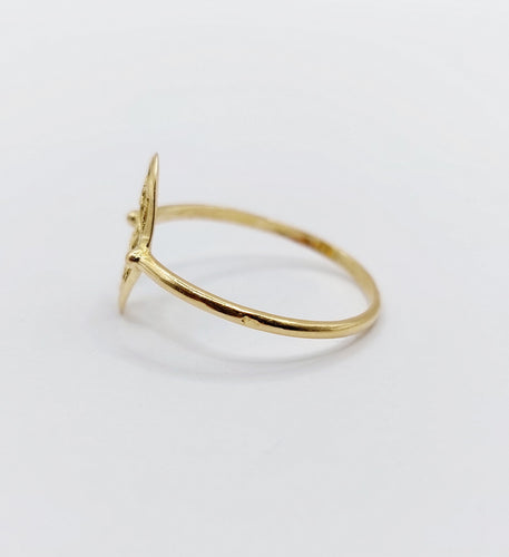 Bague 56 Bague marquise style Art nouveau filigranée vintage en or 18k 58 Facettes A06641