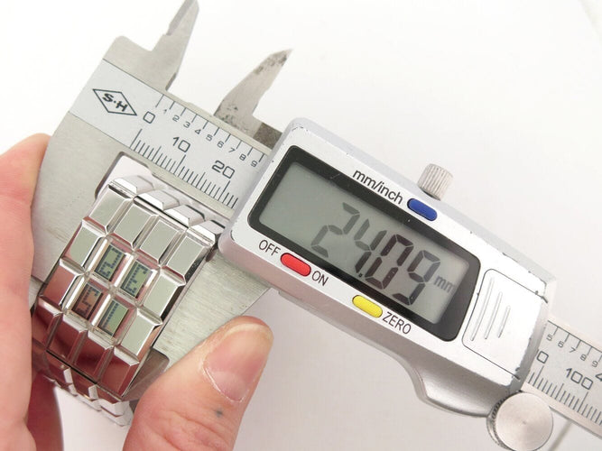 Montre montre CHANEL chocolat 24mm acier palladie digital quartz  lady 58 Facettes 271266