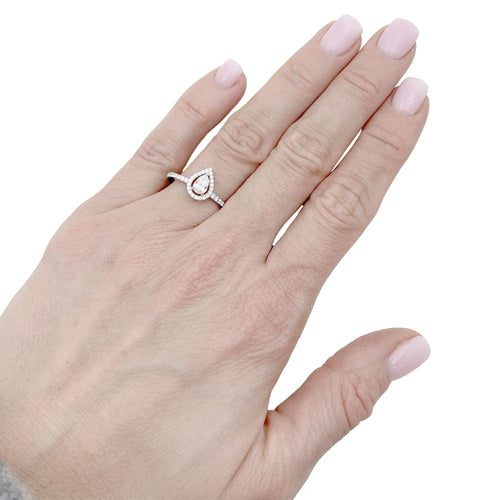 Bague 52 Bague Messika, « M-Love », or blanc et diamants. 58 Facettes 35122