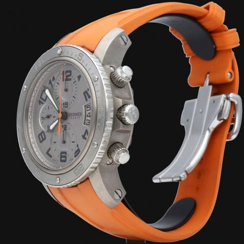 Montre Hermes Montre Clipper Diver Chronograph 58 Facettes MT44641