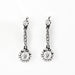 Boucles d'oreilles Dormeuses 2 ors diamants 58 Facettes