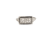 Bague 49 Bague pont or blanc diamants 0.50 carats 58 Facettes
