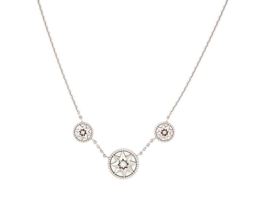 Collier collier CHRISTIAN DIOR rose des vents 3 motifs jrdv95161 5.6gr or 18k 58 Facettes 266035