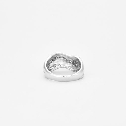 Bague 60 Bague en or blanc et diamants 58 Facettes 2548