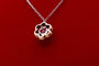 Collier Ancien collier marguerite diamant et rubis 58 Facettes 240285