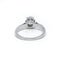 Bague 54 Solitaire or blanc diamant 58 Facettes 190163R
