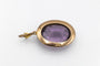 Pendentif Pendentif ancien avec améthyste et perles en or jaune 14k 58 Facettes 11705