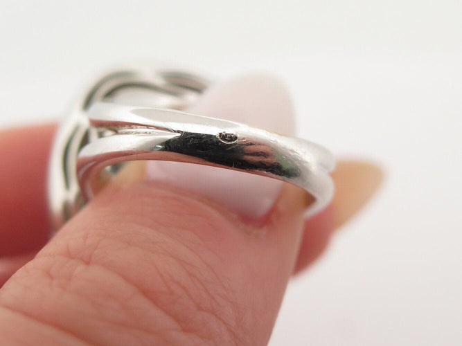 bague ADLER pierre cabochon cage 145 diamants 2ct t54 en or blanc 18k