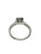 Bague 51 Solitaire or blanc et diamant coussin 0,66 ct 58 Facettes 00061701