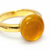 Bague 54 Bague en Or Jaune et Citrine 58 Facettes D361611UZ