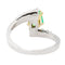Bague 60 Bague Or blanc, Or jaune Emeraude, Diamant 58 Facettes 2999638CN