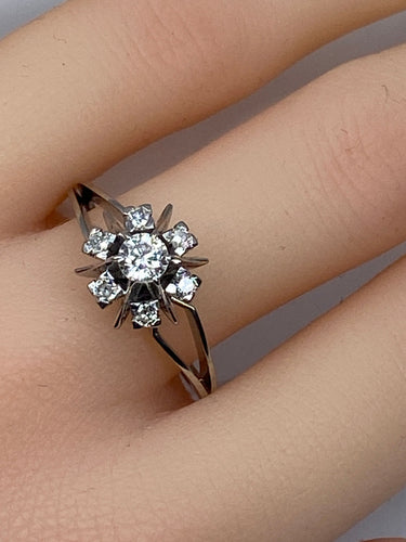 Bague Margueritte en Or blanc & Diamants