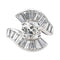 Bague 57 Bague  Platine Diamant 58 Facettes 4292747CN