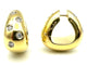 Boucles d'oreilles POMELLATO. Boucles d'oreilles vintages or jaune et diamants 58 Facettes