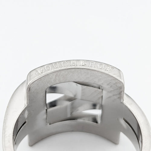Bague 53 Bague Boucheron – Collection "Déchaînée" en or blanc 58 Facettes 33377