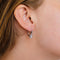 Boucles d'oreilles Dormeuses Diamants Or Blanc 58 Facettes