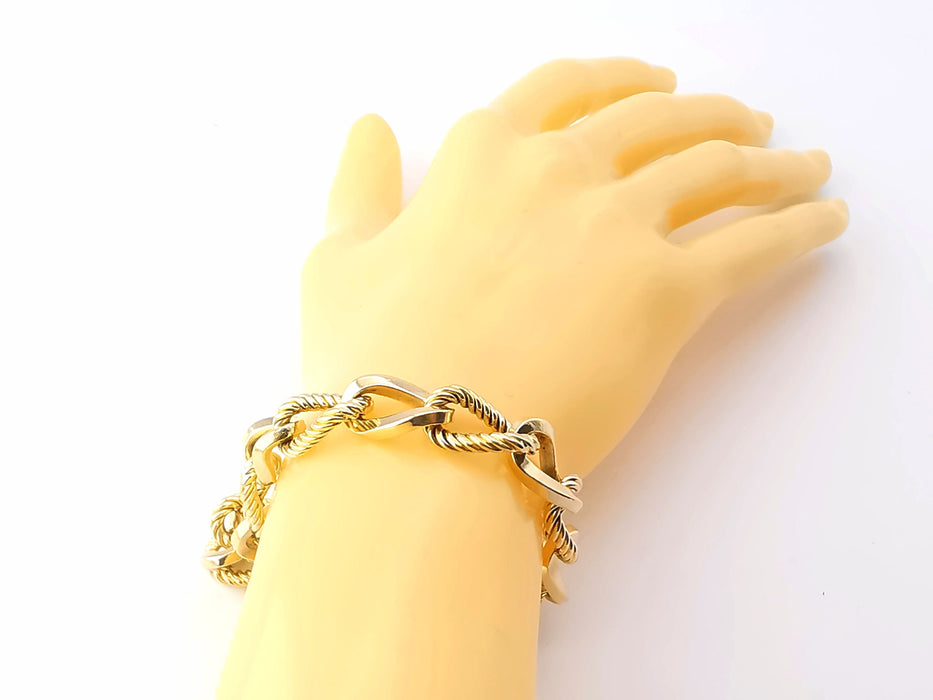Bracelet Bracelet chaine en Or jaune 58 Facettes
