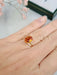 Bague 51 Bague or jaune citrine 58 Facettes 454