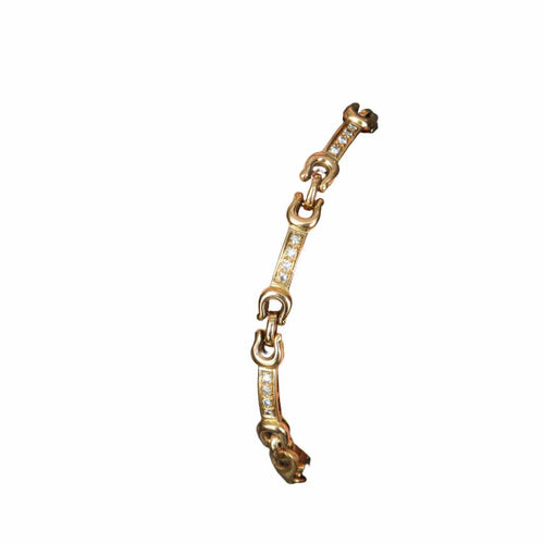 Bracelet Or Jaune / Diamants BRACELET "VINTAGE" OR & DIAMANTS 58 Facettes BO/220032 RIV