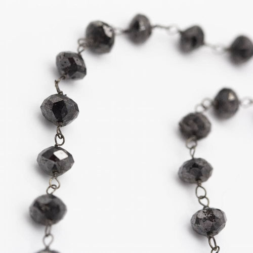 Necklace of black diamonds