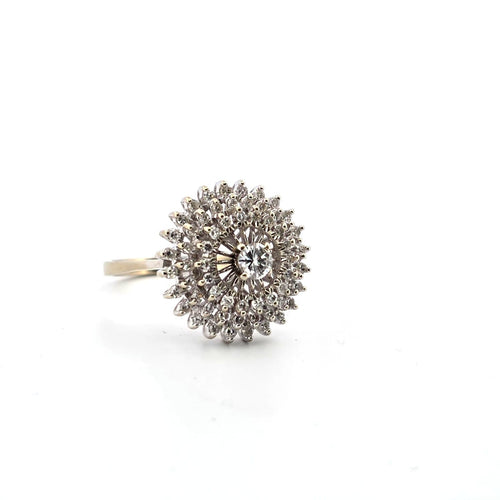 Anello - Anello en or blanc 18k et diamants