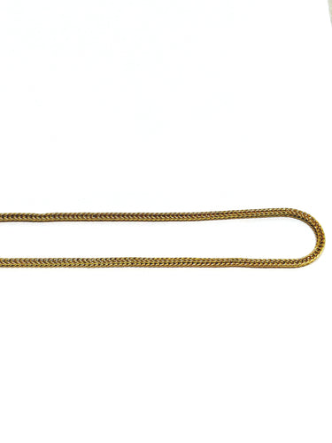 Collier Chaîne maille palmier en or jaune 18 carats 58 Facettes