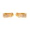 Boucles d'oreilles Cartier Boucles d'oreilles C Or jaune, Or rose, Or blanc 58 Facettes 4379243RV