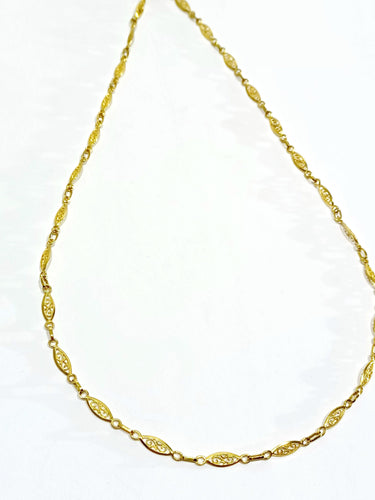 Collier Collier or jaune Art Déco 58 Facettes
