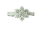 Bague 51.5 Bague or blanc diamants 58 Facettes