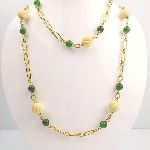 Necklace Necklace in 18k yellow gold 58 Facettes
