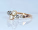 Bague or perles diamants vers 1900
