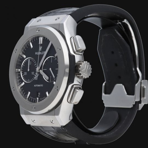 Montre Hublot Montre Classic Fusion 45 Chronograph Titanium Blue 58 Facettes MT43952