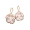 Boucles d'oreilles Boucles d'oreilles en or rose, diamants et quartz rose 58 Facettes D363868SO