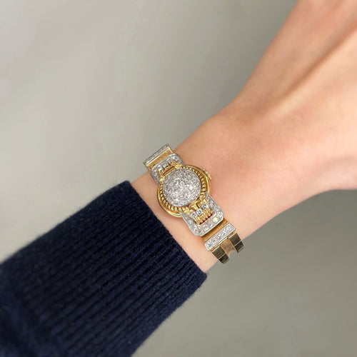 Bracelet Bracelet Année 50 - Or, Platine & diamants 58 Facettes 230137R