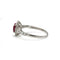 Bague 52 Bague marguerite platine diamants et rubis 58 Facettes 1305