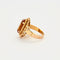 Bague 60 Bague or jaune citrine 58 Facettes LP629