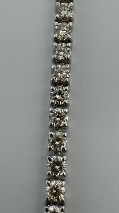 Bracelet Bracelet rivière diamants or blanc 58 Facettes