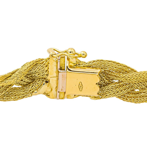 Bracelet Bracelet Tressé Or jaune 58 Facettes 4529045CN