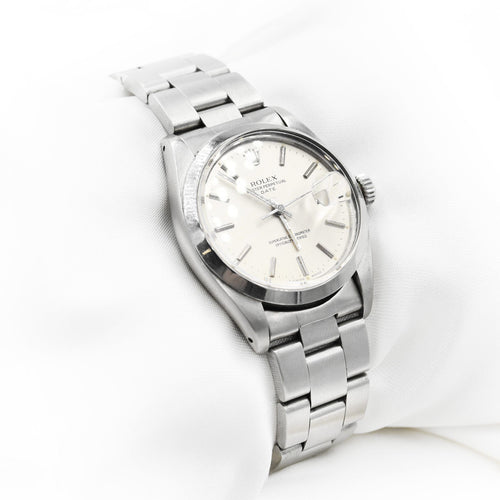 Montre Rolex Oyster Perpetual Date Réf. 1500 Acier 34 mm – Année 1980 58 Facettes 22170