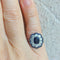 Bague ART Déco saphir “Cérulea”