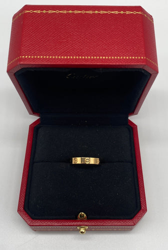 Bague 52 Cartier - Bague Love PM en or jaune 18k 58 Facettes