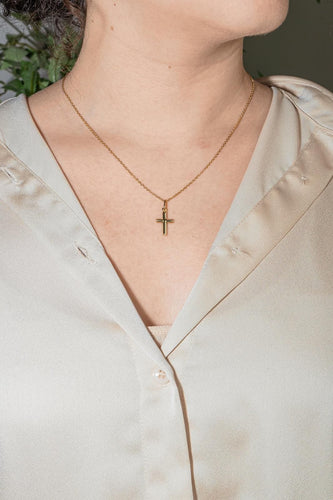 Collier Collier Croix Or jaune 58 Facettes 4566362CN
