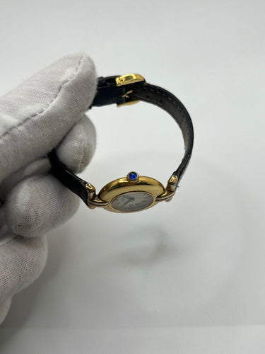 Montre Cartier - Montre Colisée Must en vermeil et argent, mouvement quartz 58 Facettes