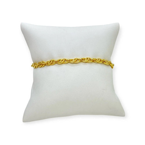 Bracelet Bracelet or jaune maille originale 58 Facettes 330082359