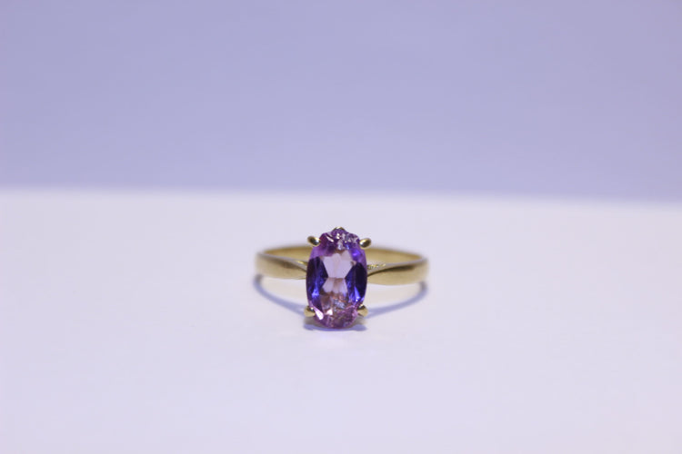 Bague 52 Bague Or Améthyste 58 Facettes