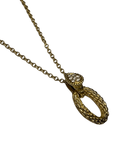 Collier PENDENTIF SUR CHAINE BOUCHERON SERPENT DE BOHEME 58 Facettes