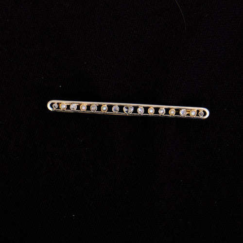 Broche Broche-Barrette Diamants Or Ancienne 58 Facettes