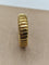 Bague 52 Bague Tubogas en or jaune 58 Facettes